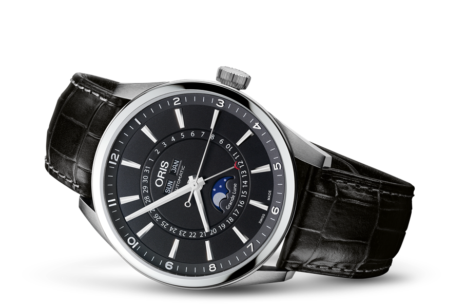 Oris artix triple calendar moonphase best sale